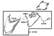 F01 Head Light parts diagram thumbnail