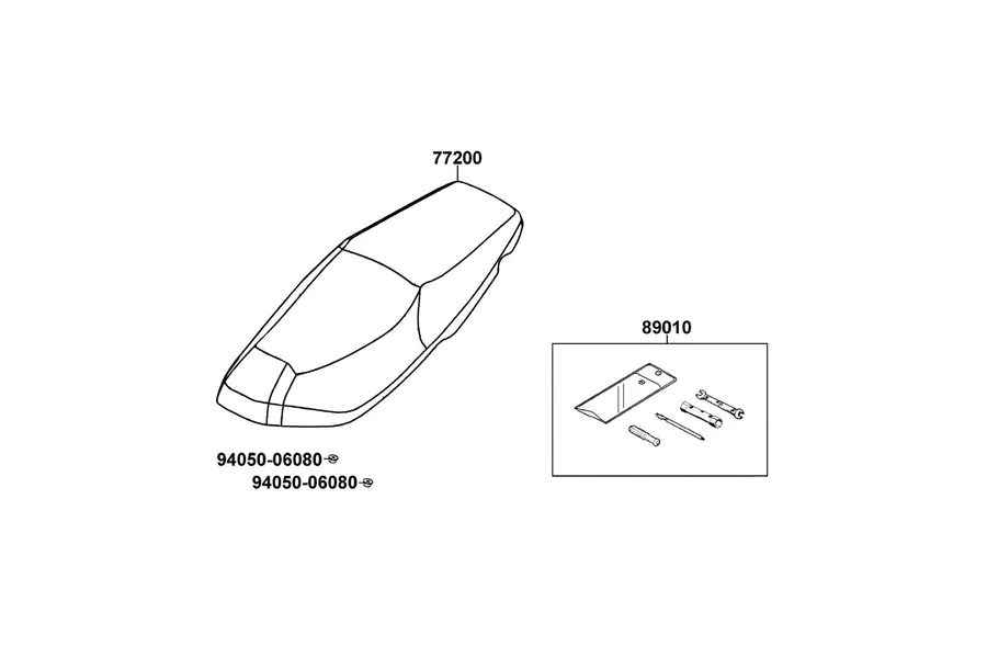 F09 Seat parts diagram