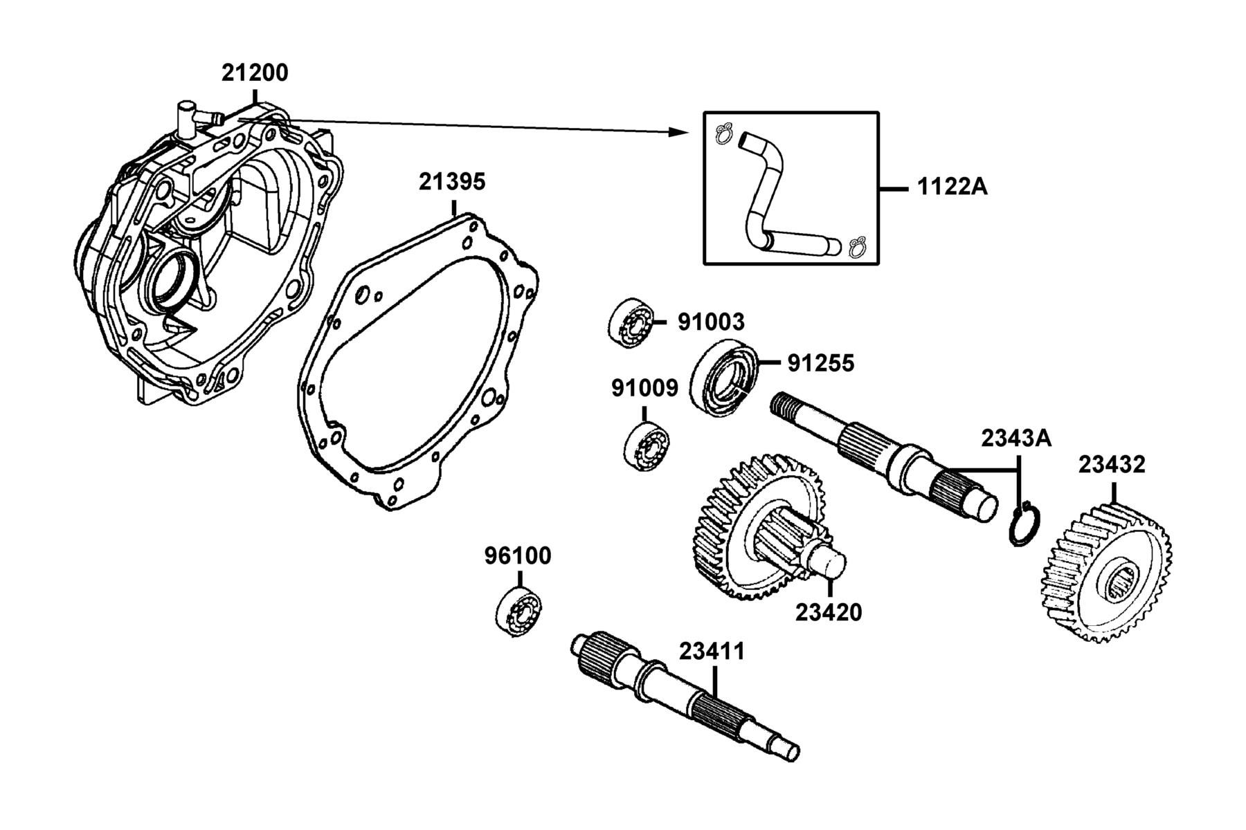 LIKE(2019~) Transmission parts diagram