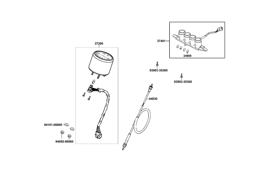 F02 Pilot Lamp parts diagram