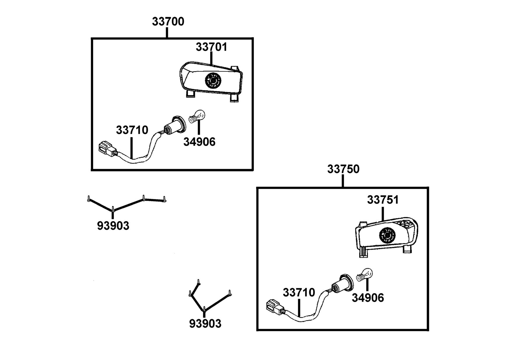 MXU 150 (2016~) Rear Light parts diagram