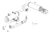 F14 Exhaust Muffler parts diagram thumbnail