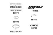 F20 Emblem●Stripe parts diagram thumbnail