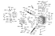 E02 Cylinder Head Cover ● Cylinder Head parts diagram thumbnail