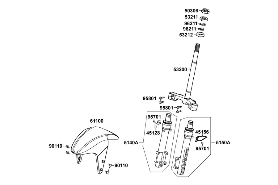 F06 Front Cushion parts diagram