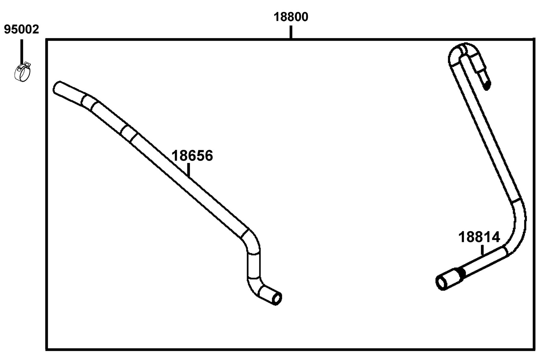 LIKE 50 LX(2012~) Air Cleaner Two parts diagram