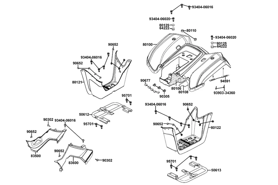 F11 Luggage Box parts diagram
