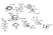 E04 Cylinder ● Piston ● Crankshaft parts diagram thumbnail