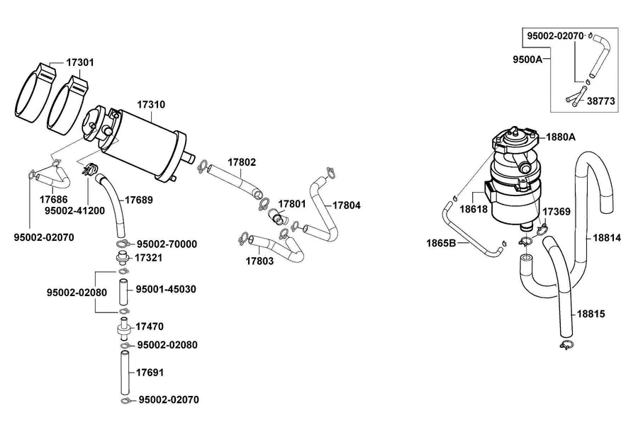 F30 Canister parts diagram