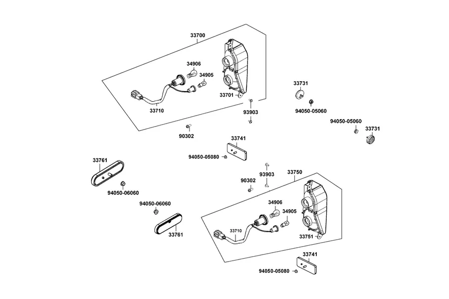 F19 Light Tail parts diagram