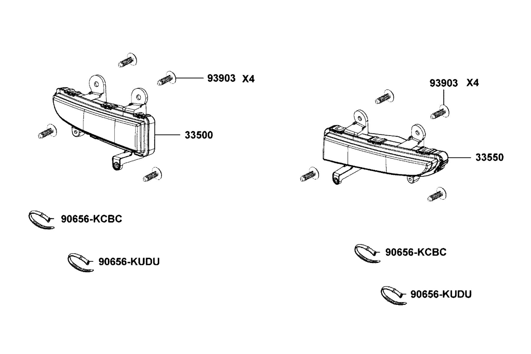 MXU 700i (2022) Winker parts diagram