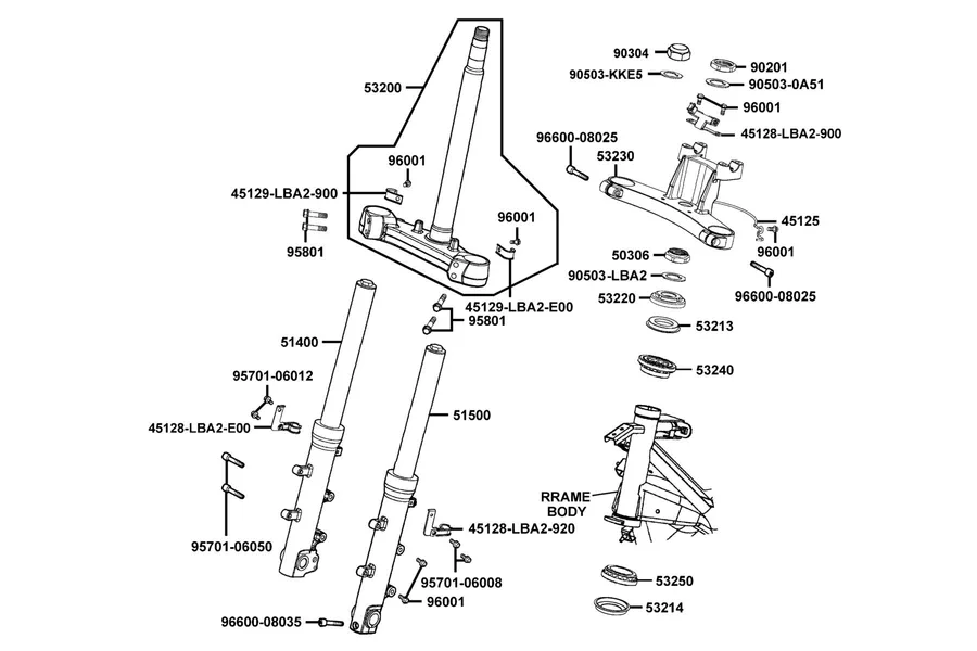 F06 Front Cushion parts diagram
