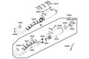 F14 Exhaust Muffler parts diagram