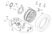 43100-LEA7-E01-NEA on the F08 Rear Wheel diagram
