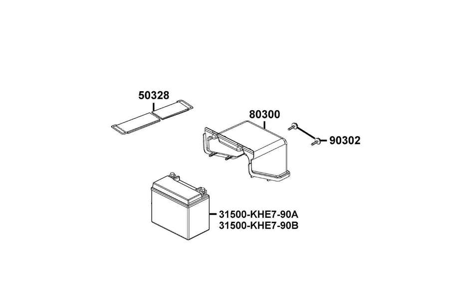 F11 Battery parts diagram