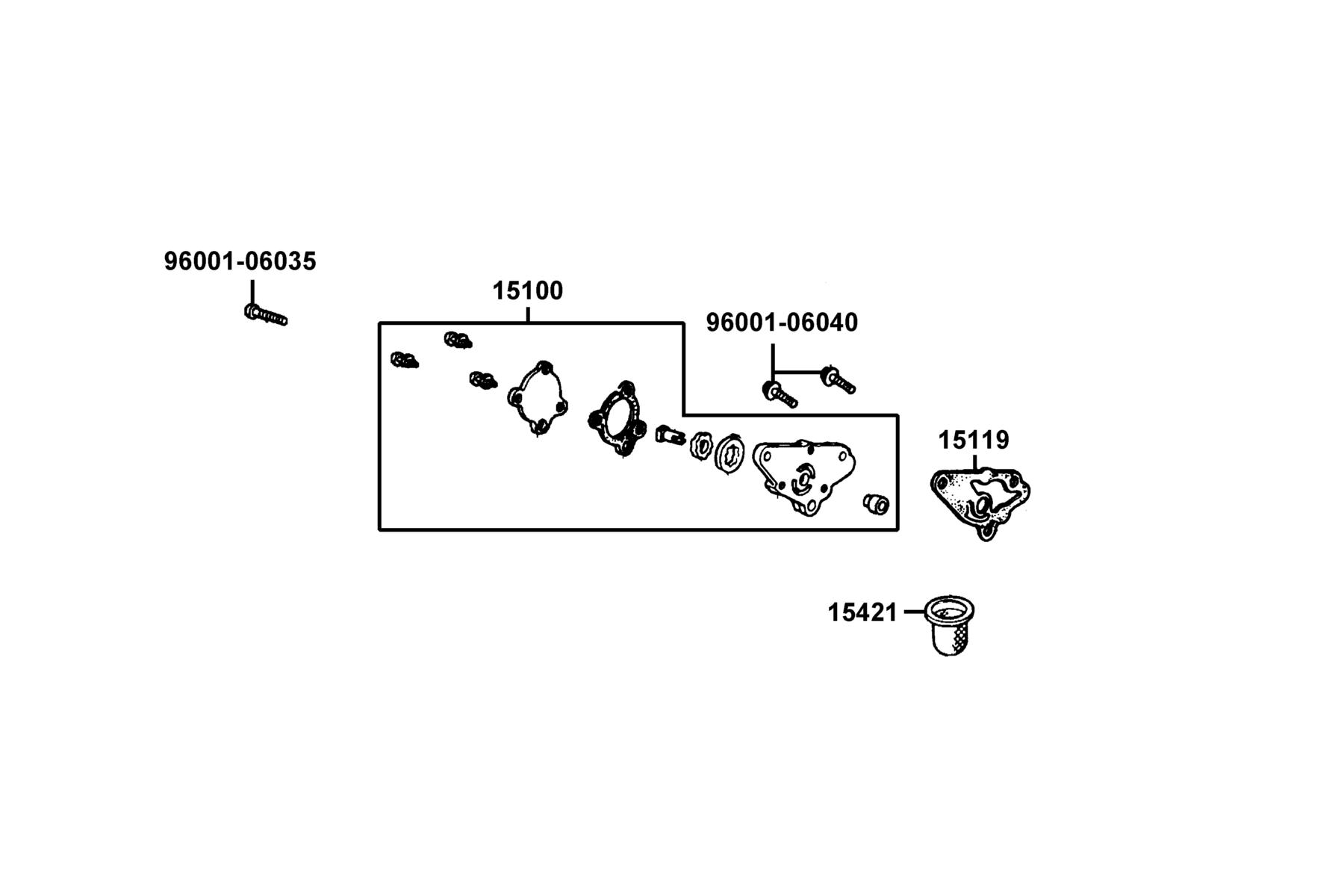 K-PIPE 125(2022) Oil Pump parts diagram