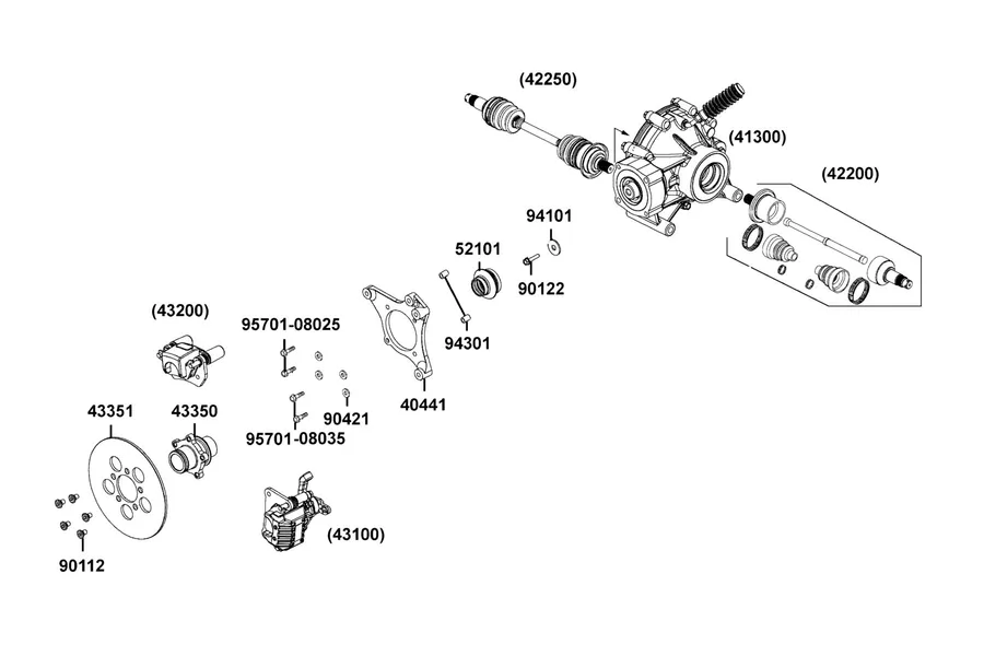 F18 Disk Assy Rr Brk parts diagram