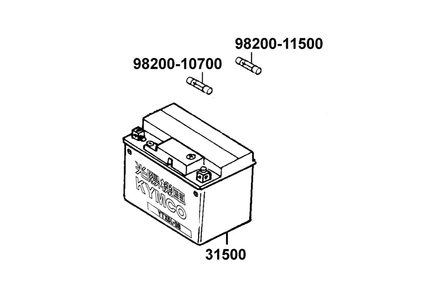 F11 Battery parts diagram