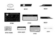 F21 Emblem ● Stripe parts diagram thumbnail