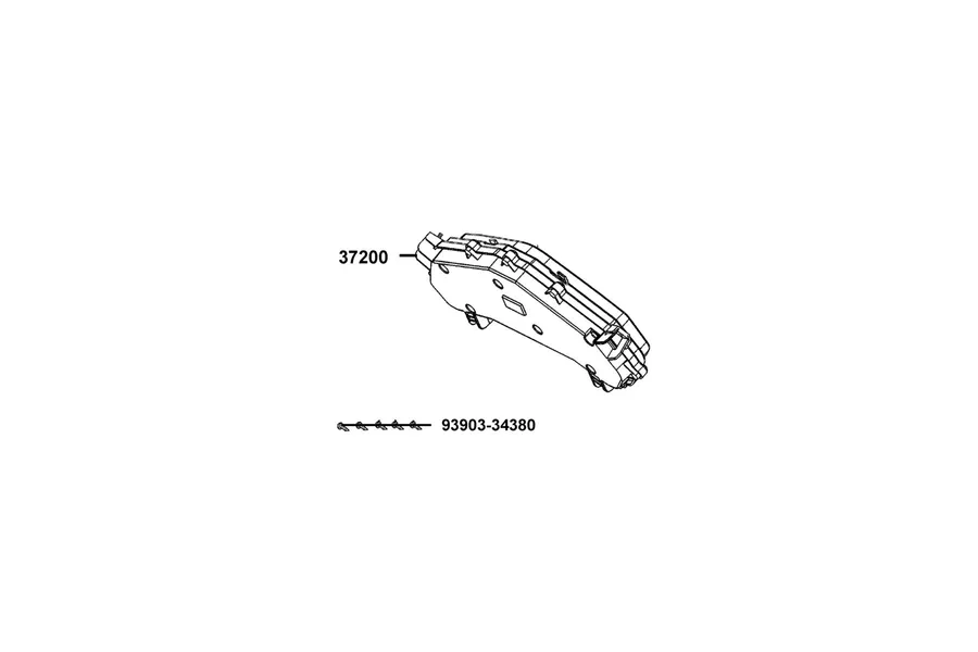 F02 Speed Meter parts diagram