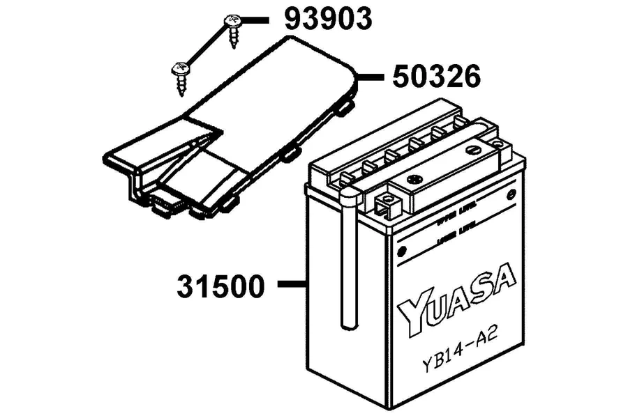 F11 Battery parts diagram