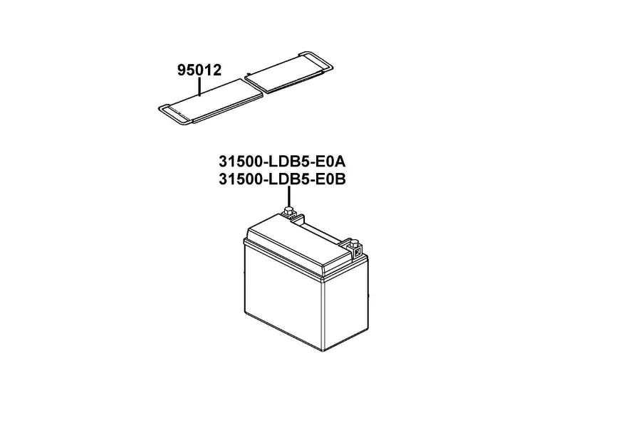F11 Battery parts diagram