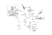 F03 Handle Steering●Handle Cover parts diagram thumbnail