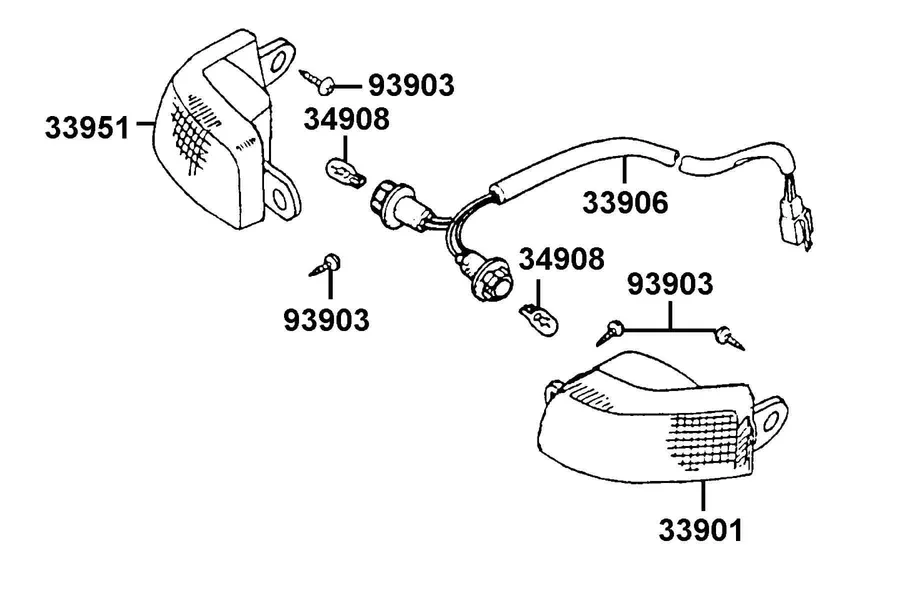 F20 Rear Position Light parts diagram
