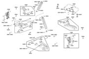 F17 Cushion Assy Rr●Control Arm Assy Rr parts diagram thumbnail