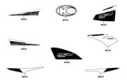 F22 Emblem●Stripe parts diagram thumbnail
