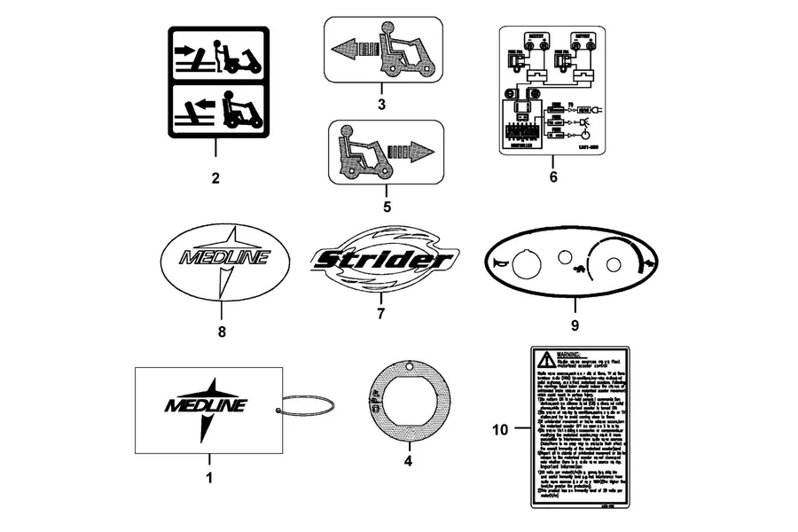 F11 Caution Label parts diagram