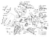 F03 Handle Steering●Handle Cover parts diagram thumbnail