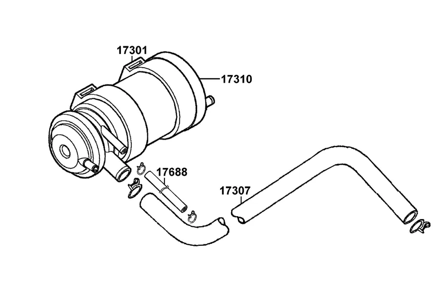 F23 Canister parts diagram