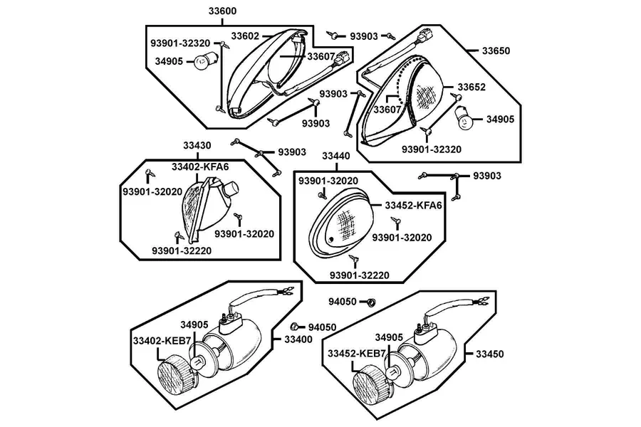 F18 Winker parts diagram