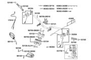 F03 Handle Steering ● Handle Cover parts diagram thumbnail