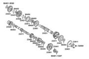 E09 Transmission●Kick Starter parts diagram thumbnail