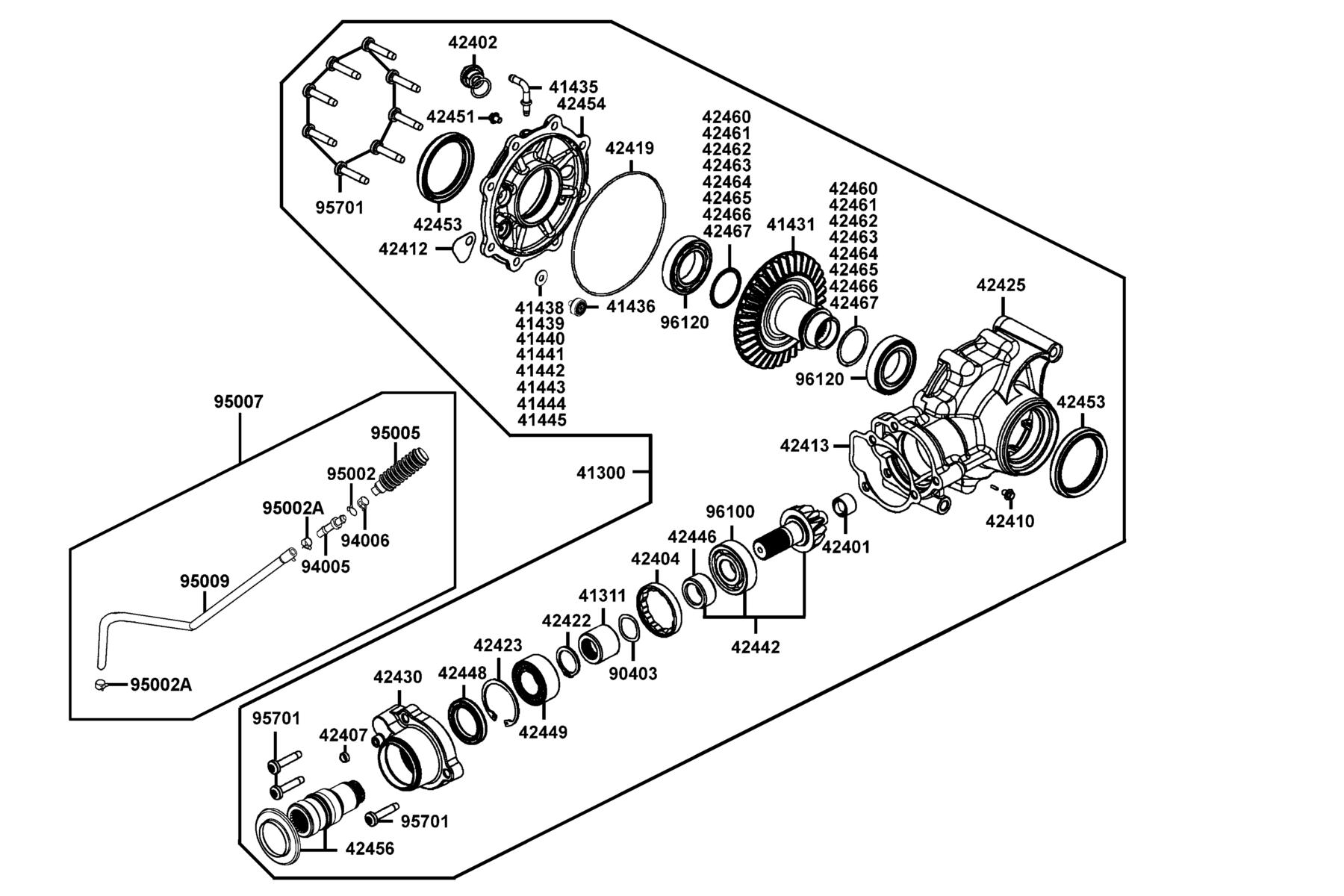 MXU 450i (2021) Control Arm Assy parts diagram