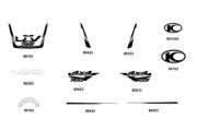 F25 Emblem ● Stripe parts diagram thumbnail