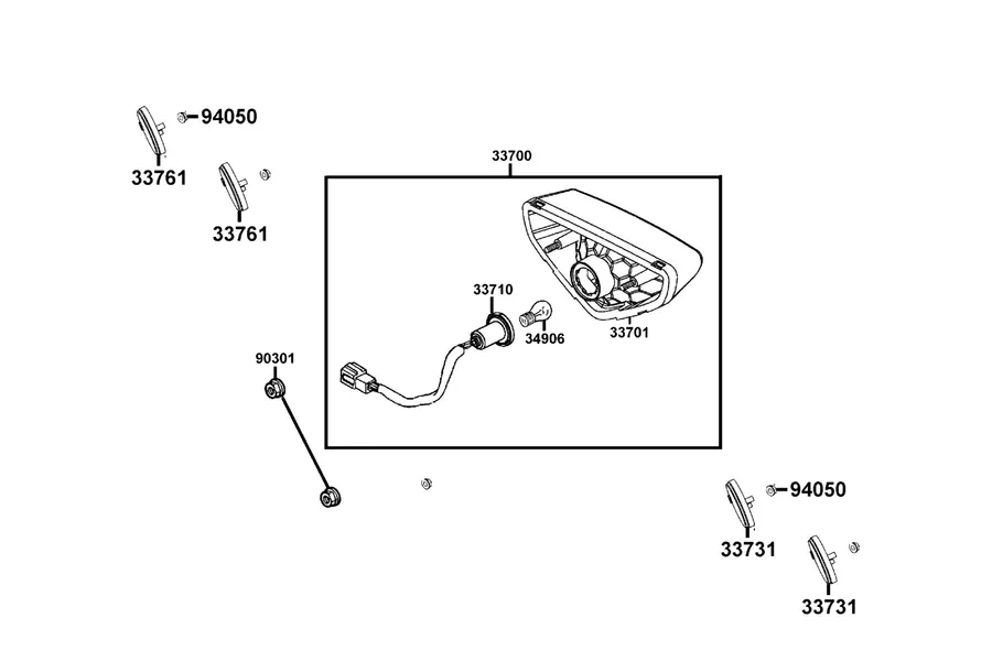 F19 Light Tail parts diagram