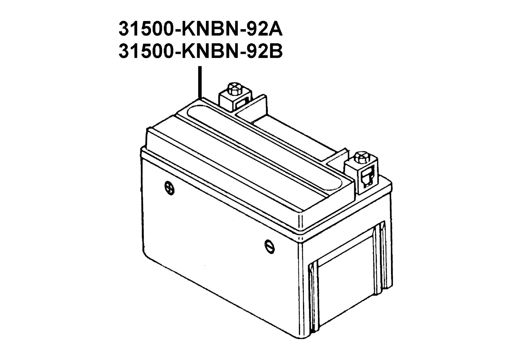 Mongoose 90S(2019) Battery parts diagram
