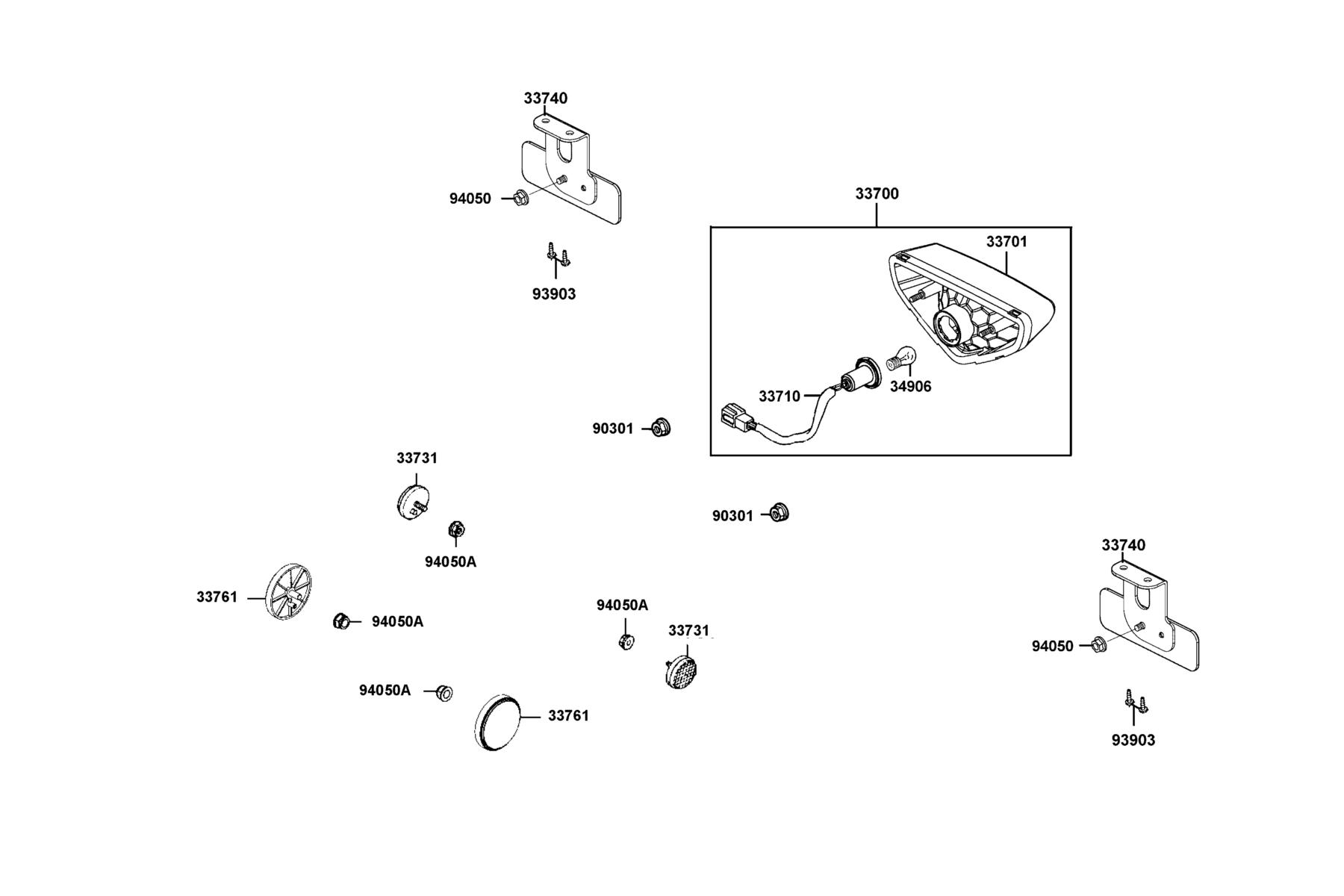 Mongoose 270(2020) Light Tail parts diagram