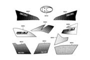 F23 Emblem●Stripe parts diagram thumbnail