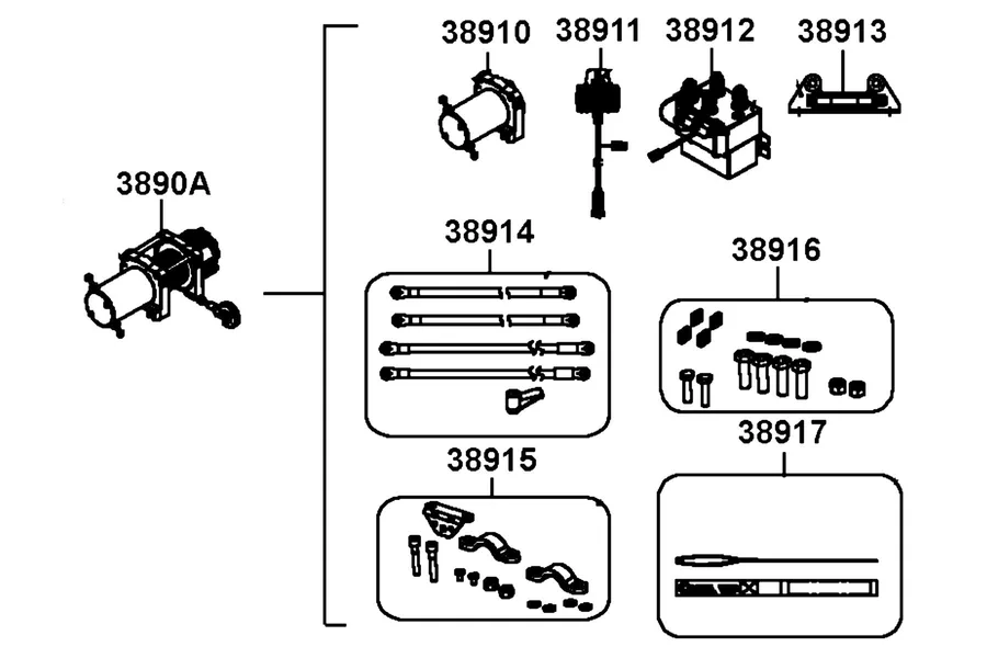F29 Assy Winch parts diagram