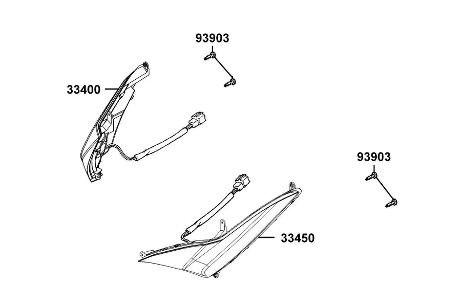 F17 Front Winker parts diagram