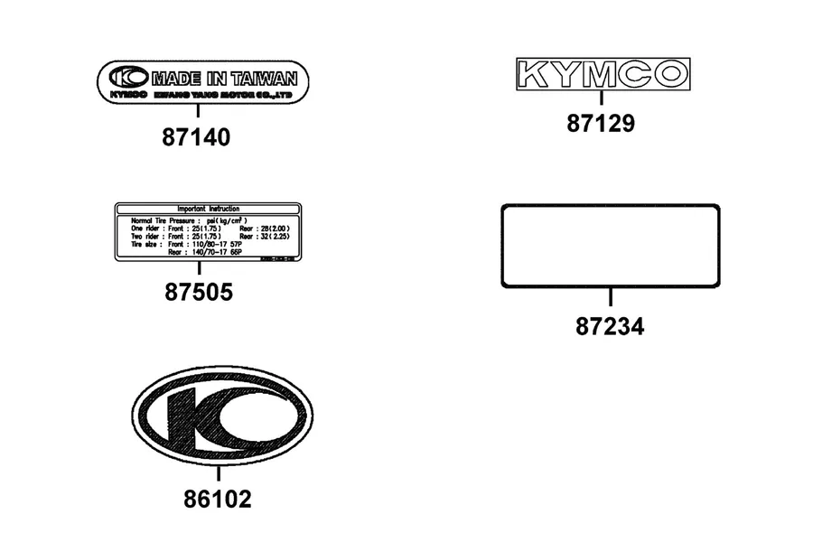 F26 Caution Label parts diagram