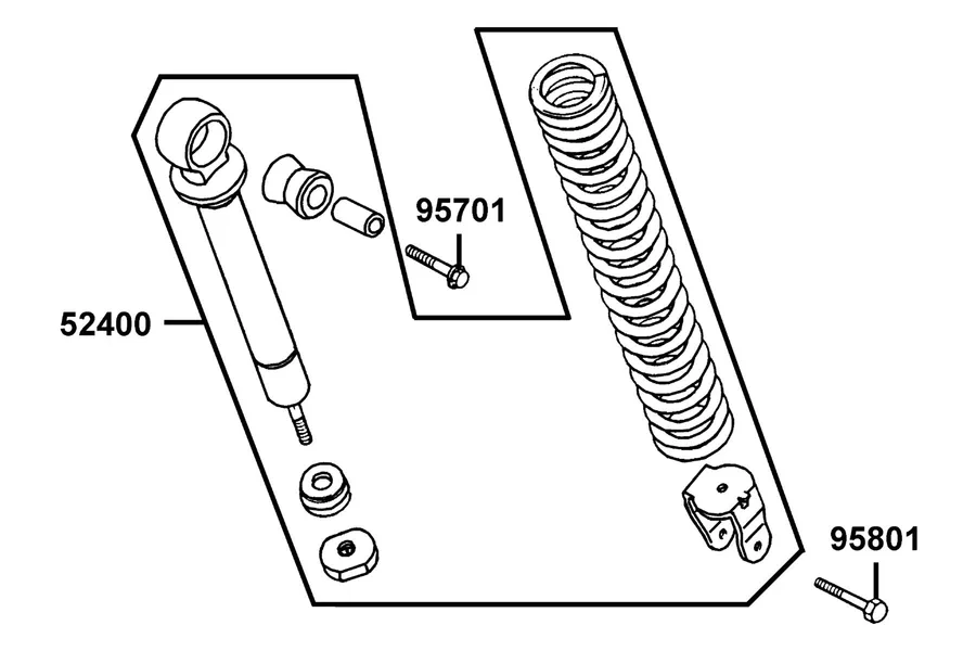 F17 Rear Cushion parts diagram