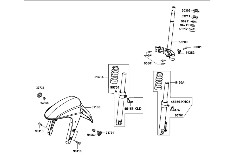 F06 Front Cushion parts diagram