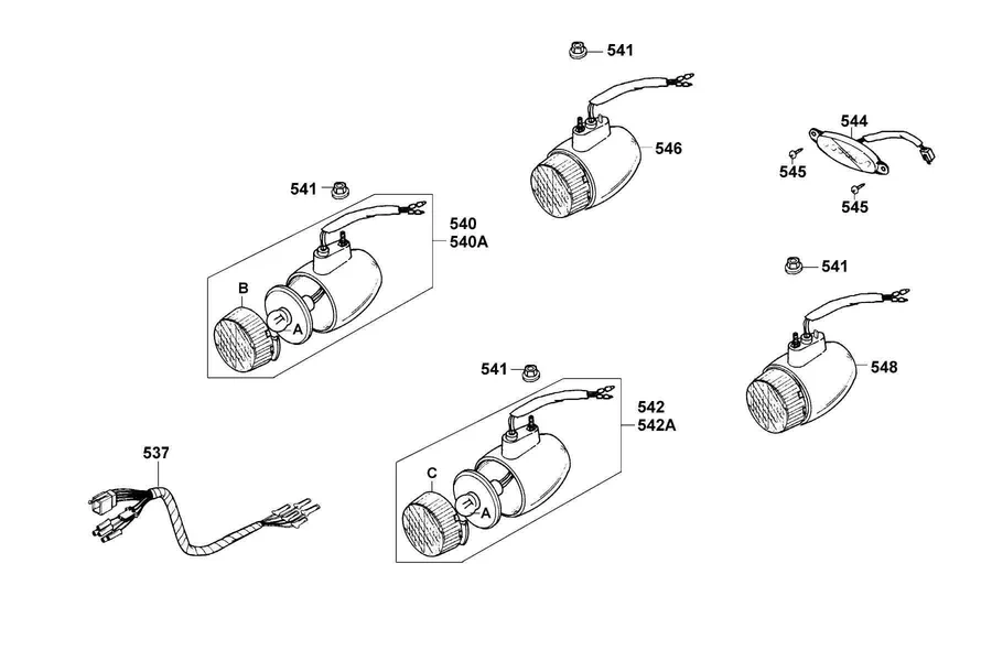 F18 Winker parts diagram