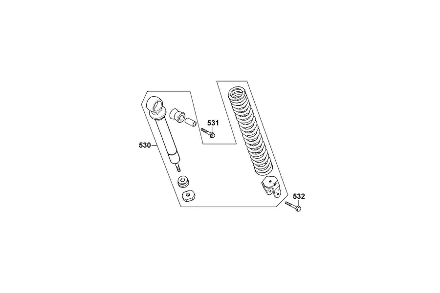 F17 Rear Cushion parts diagram