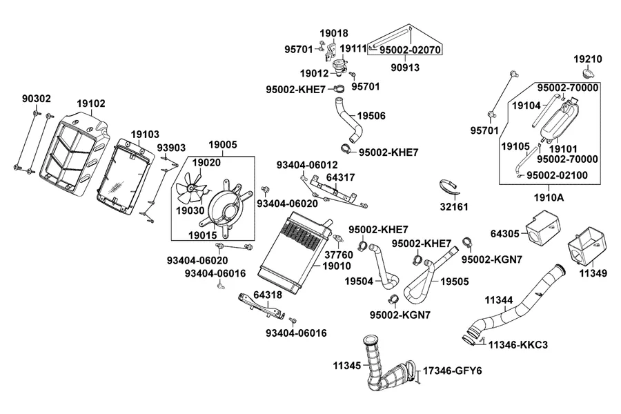 F23 Rear Carrier Luggage parts diagram